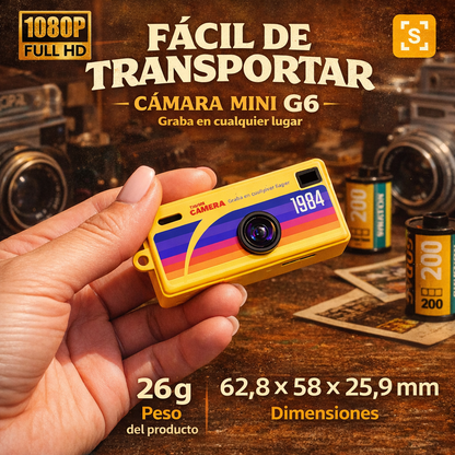 Mini cámara retro Thumbkey®