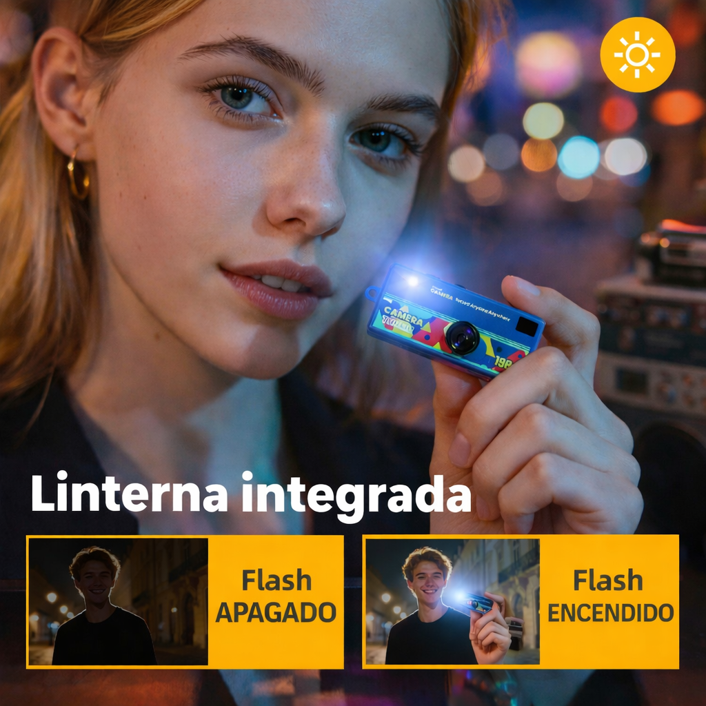 Mini cámara retro Thumbkey®