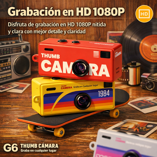 Mini cámara retro Thumbkey®
